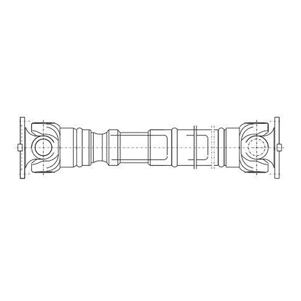 SWC CH型（長(cháng)伸縮焊接型）整體叉頭十字軸式萬(wàn)向聯(lián)軸器