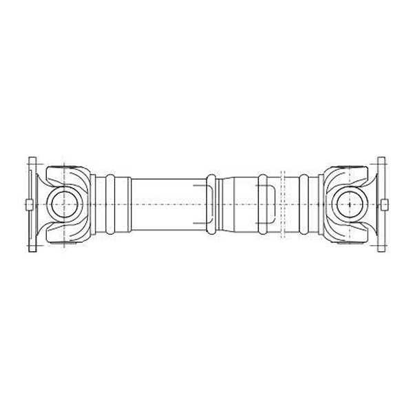 SWC BH型（標準伸縮焊接型）整體叉頭十字軸式萬(wàn)向聯(lián)軸器