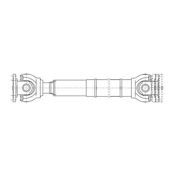 SWP F型（大伸縮長(cháng)型）部分軸承座十字軸式萬(wàn)向聯(lián)軸器